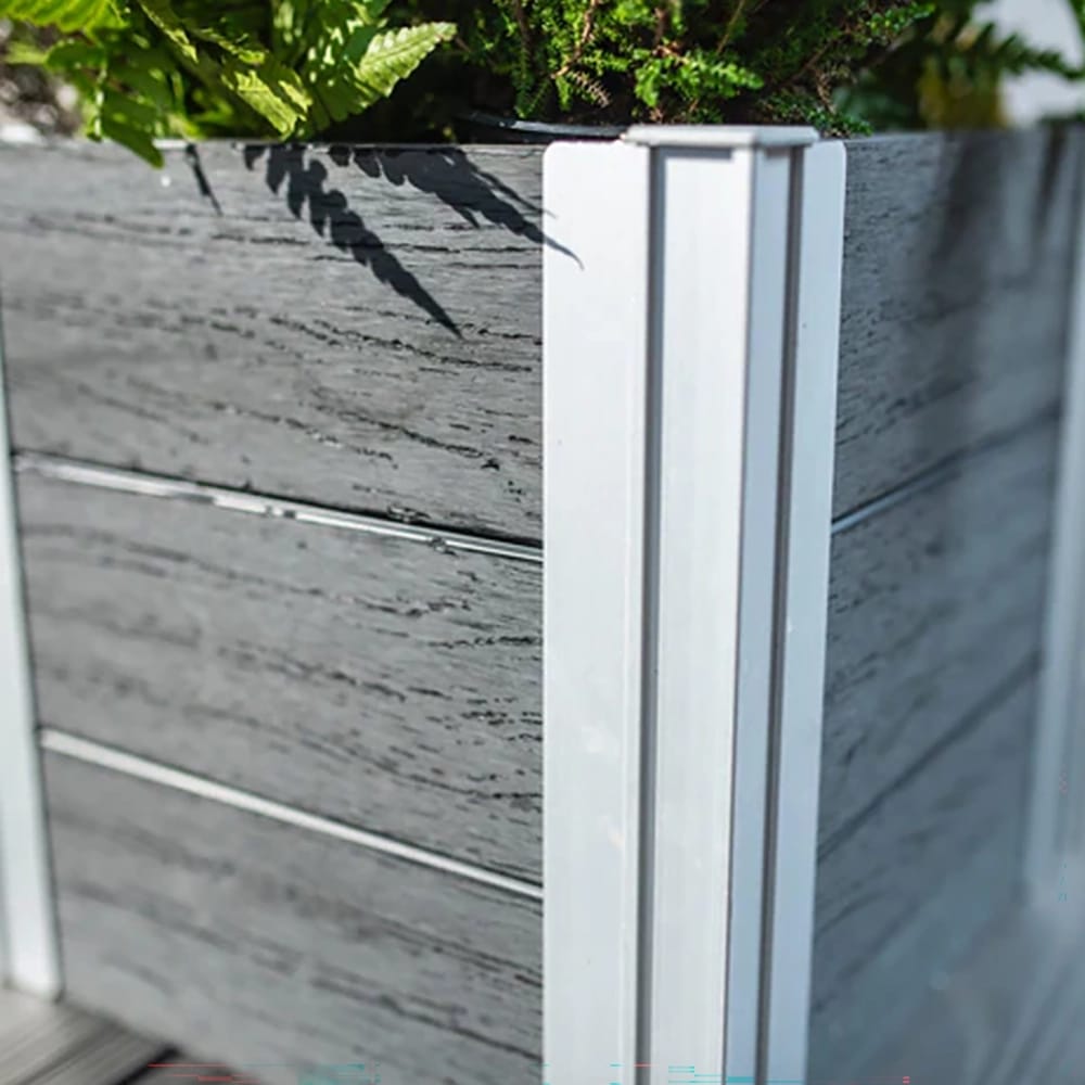 Vita Urbana 12" Cube Planter, Slate