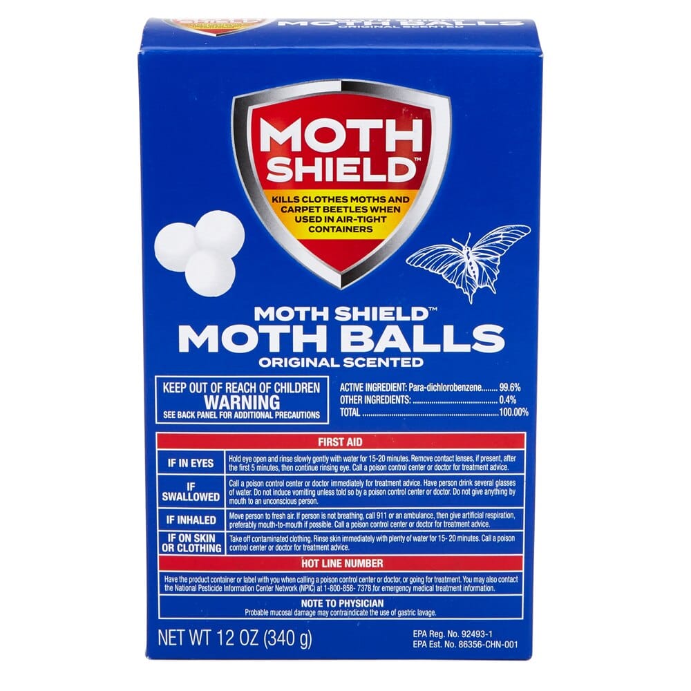 Moth Shield Original Scented Moth Balls, 12 oz
