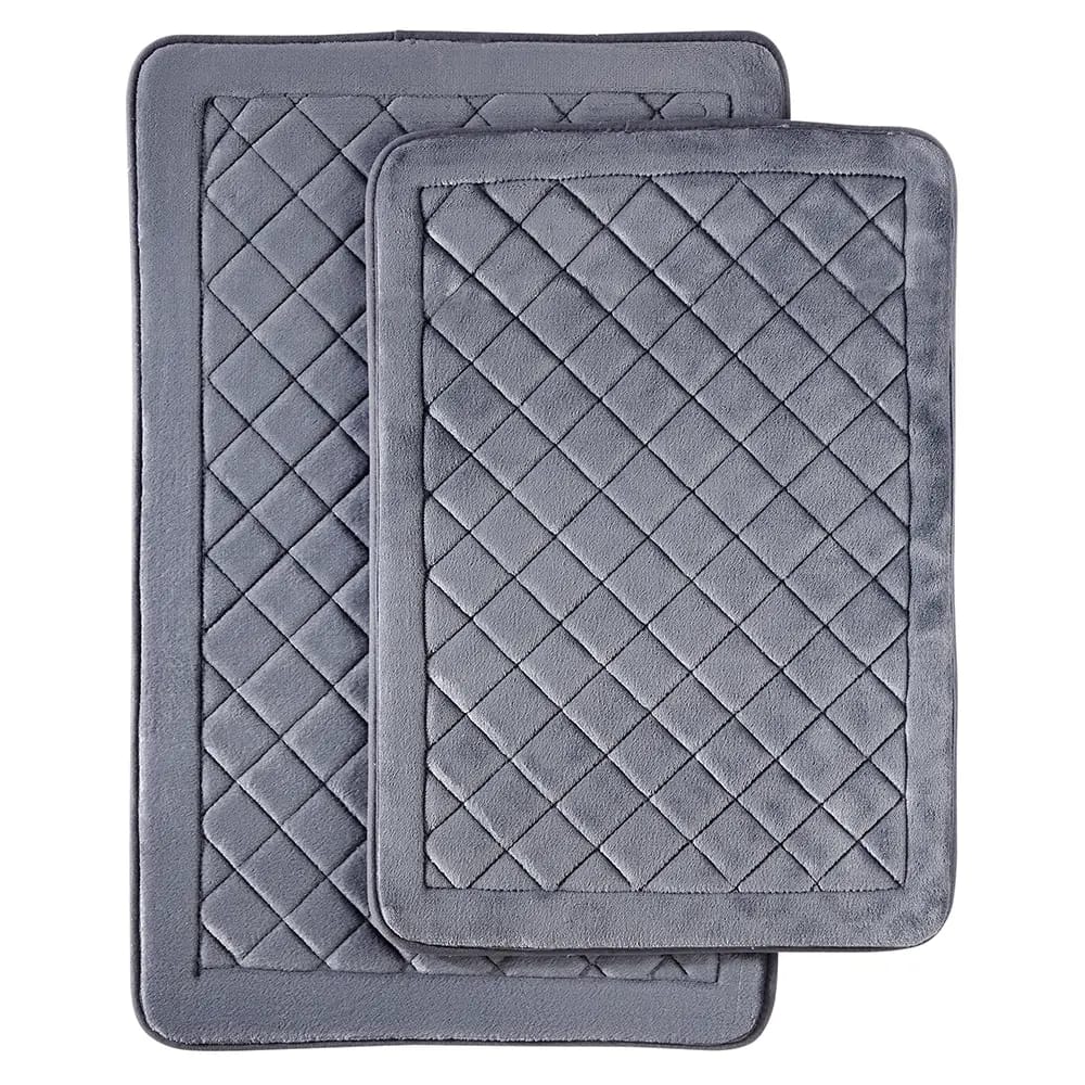 Ultimate Luxury Memory Foam Bath Rug Set, 2 Piece