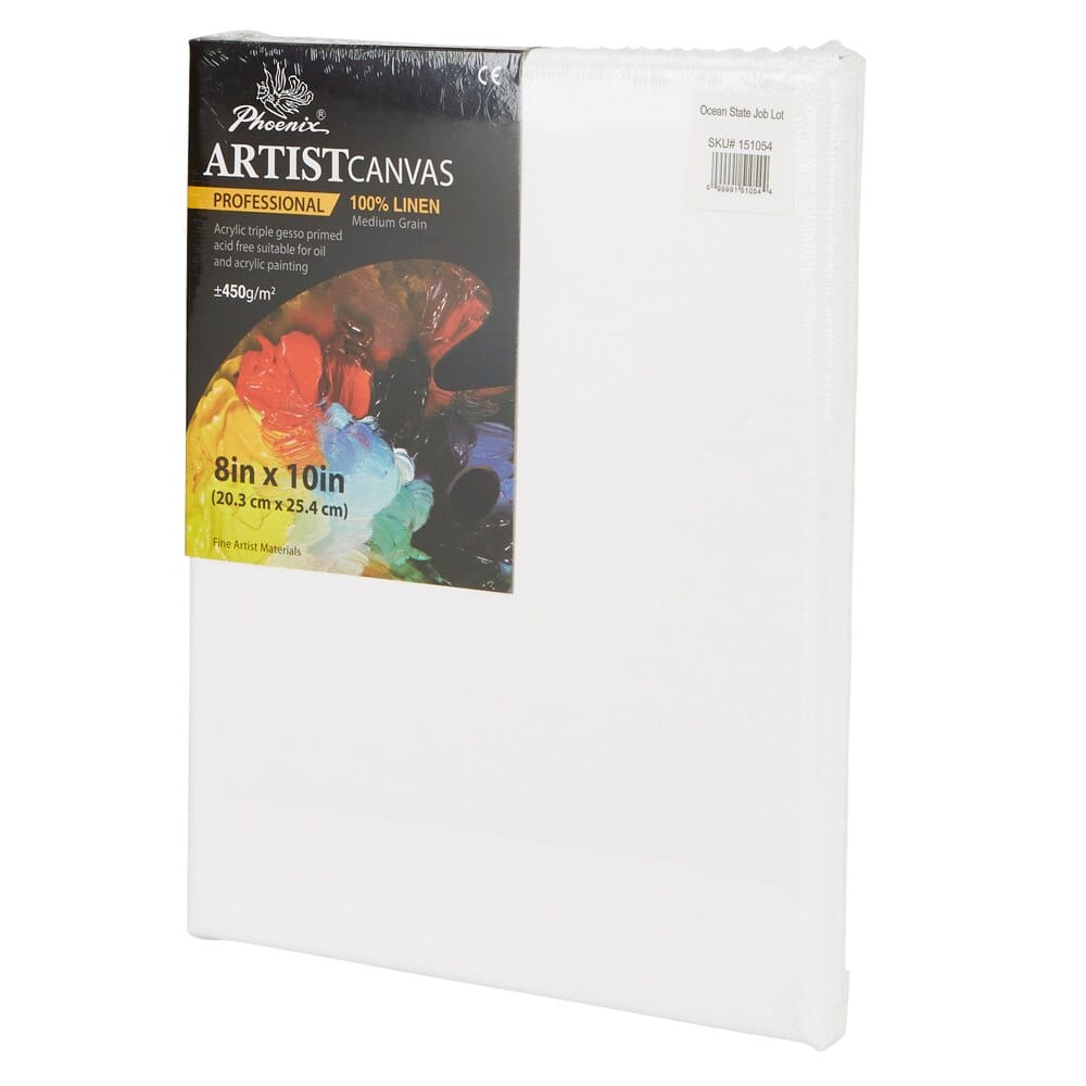 Phoenix Professional Linen Artists Canvas, 8" x 10"