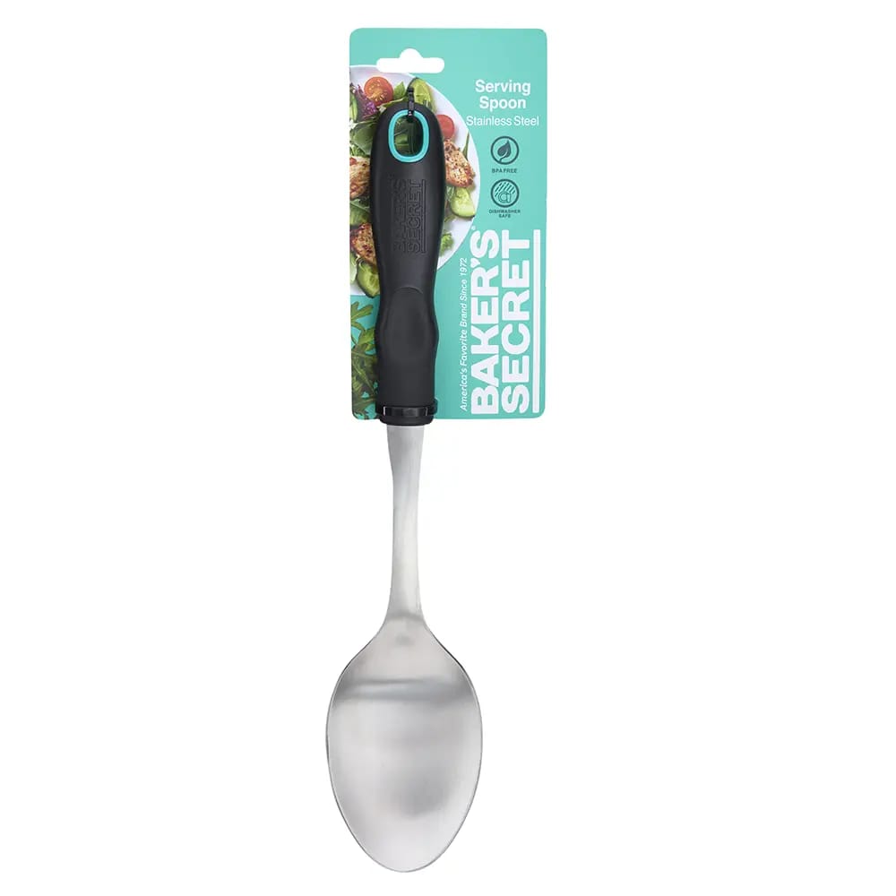 Baker's Secret Stainless Steel Unslotted Serving Spoon