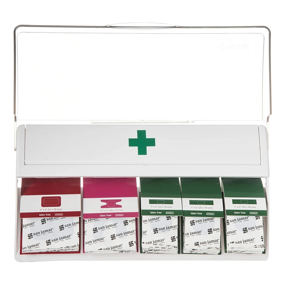 San Jamar Bandage Dispenser, White