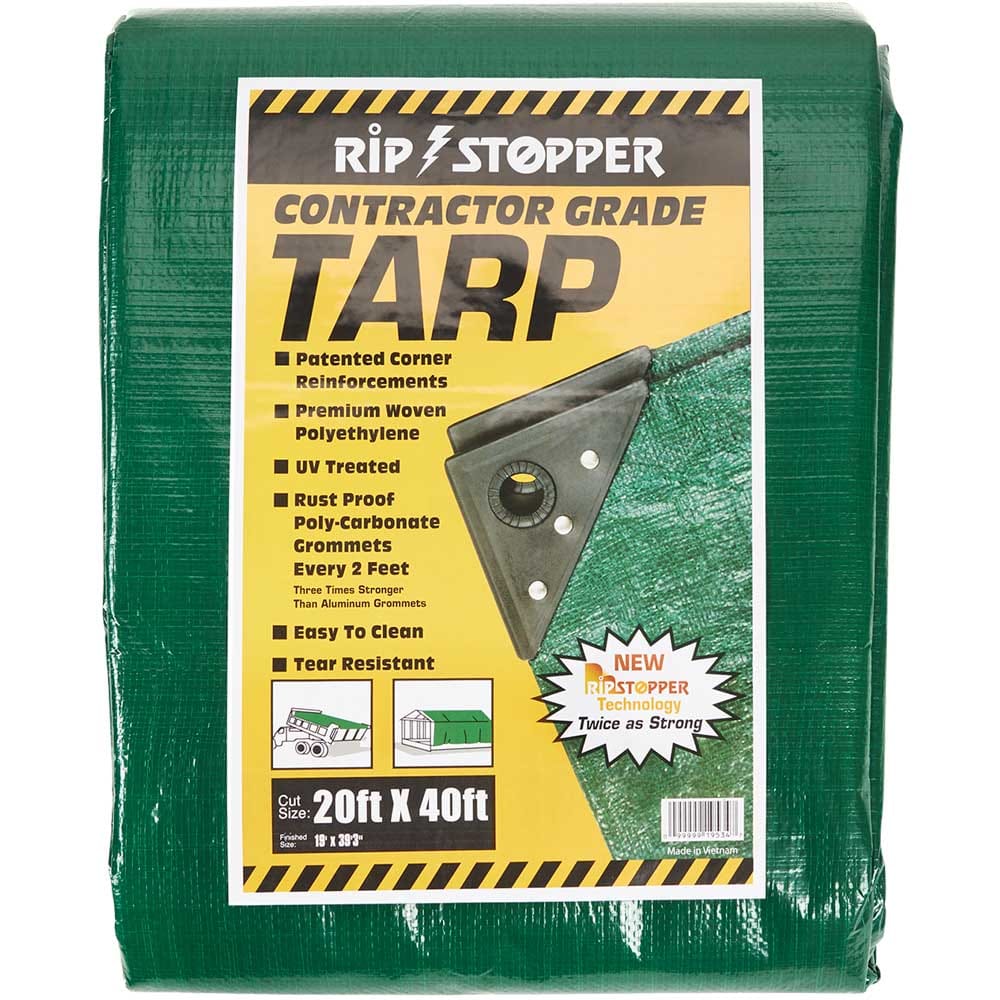 Rip Stopper 20' x 40' Contactor Grade Tarp