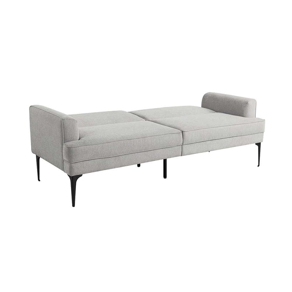 Serta Paulie Convertible Sofa with Sleeper, Full, Light Gray
