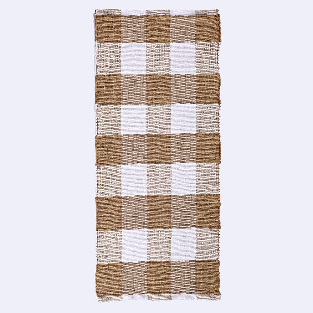 21"x60" Indoor and Outdoor Buffalo Check Rug