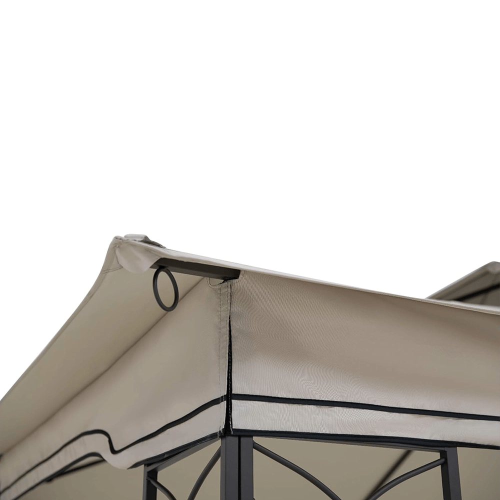 Regency II Gazebo Replacement Canopy, Gray