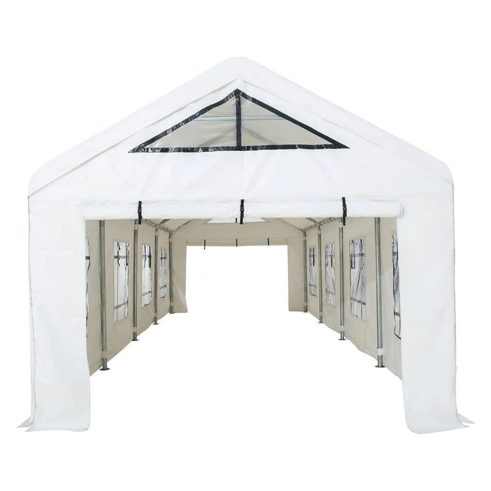 Sunjoy 30' x 12' Outdoor Canopy Party Tent, White