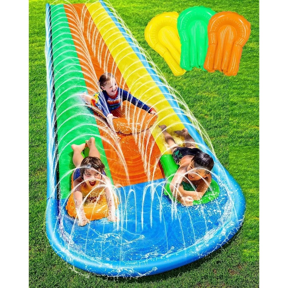Sunrio 16' x 80" Triple Lawn Water Slide