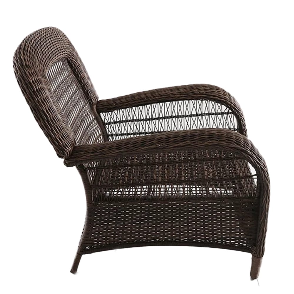 Hampton Bay Beacon Park Outdoor Patio Chair, Brown