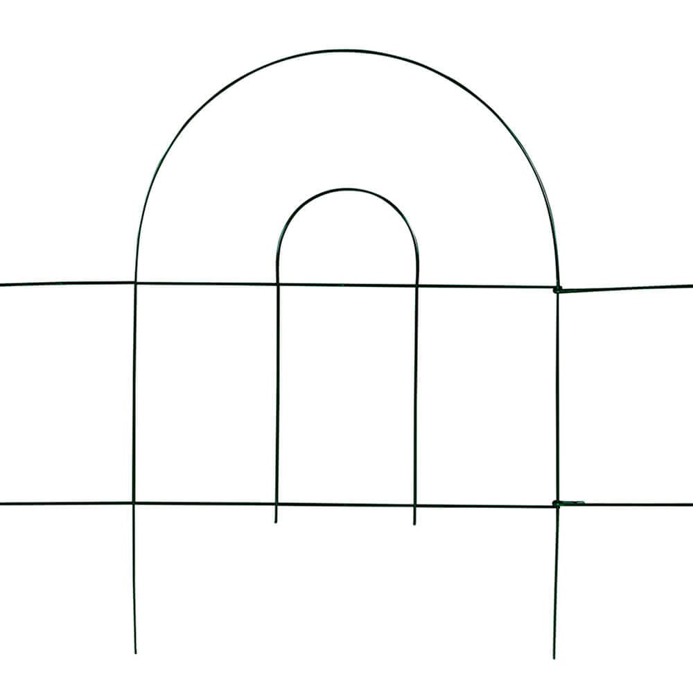 Tiller & Rowe Folding Green Wire Fence, 18"