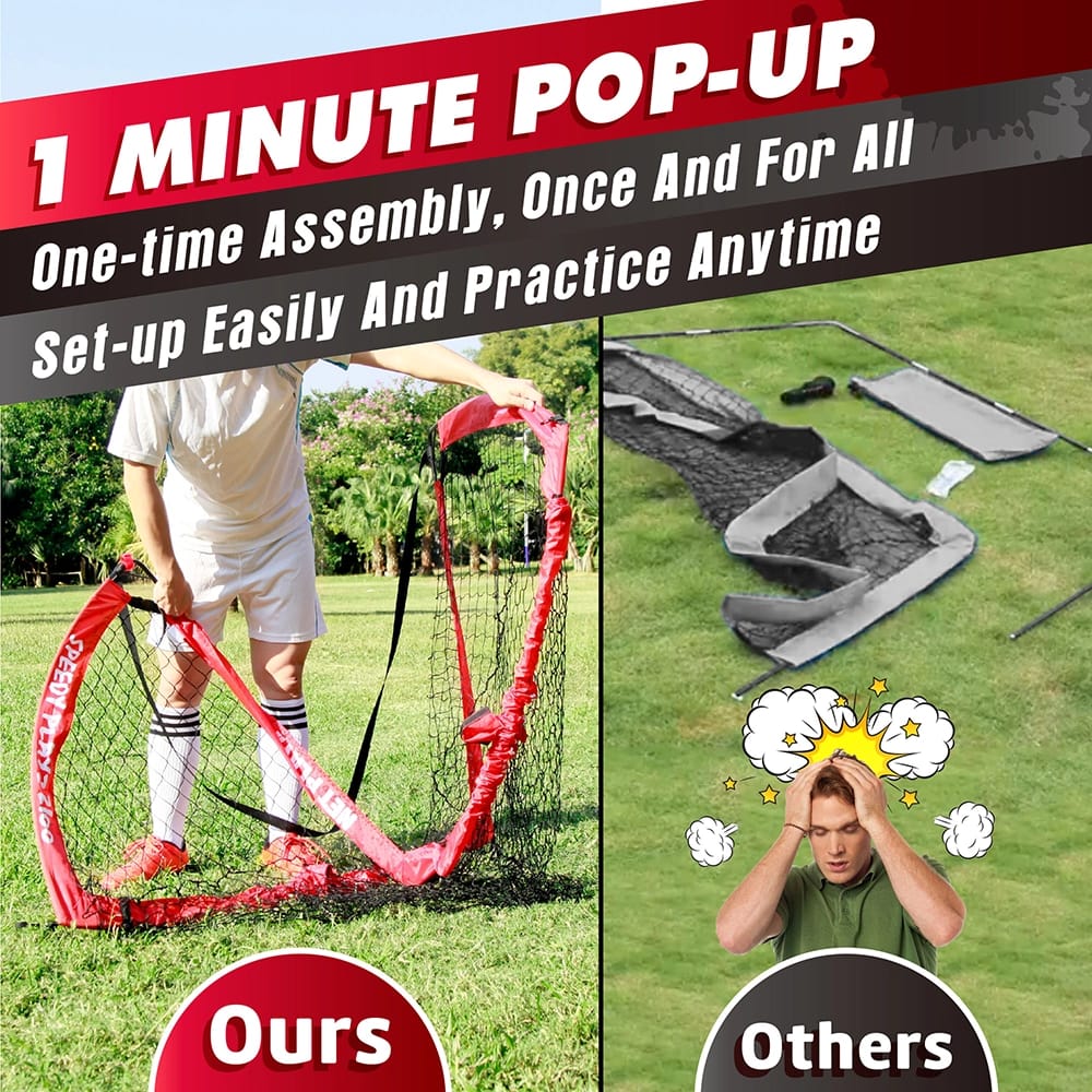 NET PLAYZ 6.6' x 3.3' Portable Soccer Goal