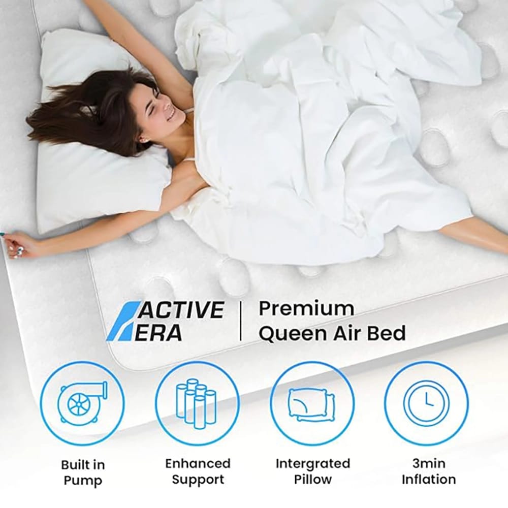 Active Era Premium 13" Self Inflating Air Mattress, Queen