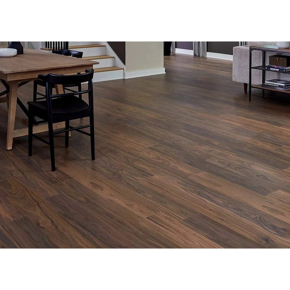 Duravana 8mm Willow Bend Walnut Waterproof Hybrid Resilient Flooring, Brown, 22.1 sq. ft. ($3.39/ sq. ft.)