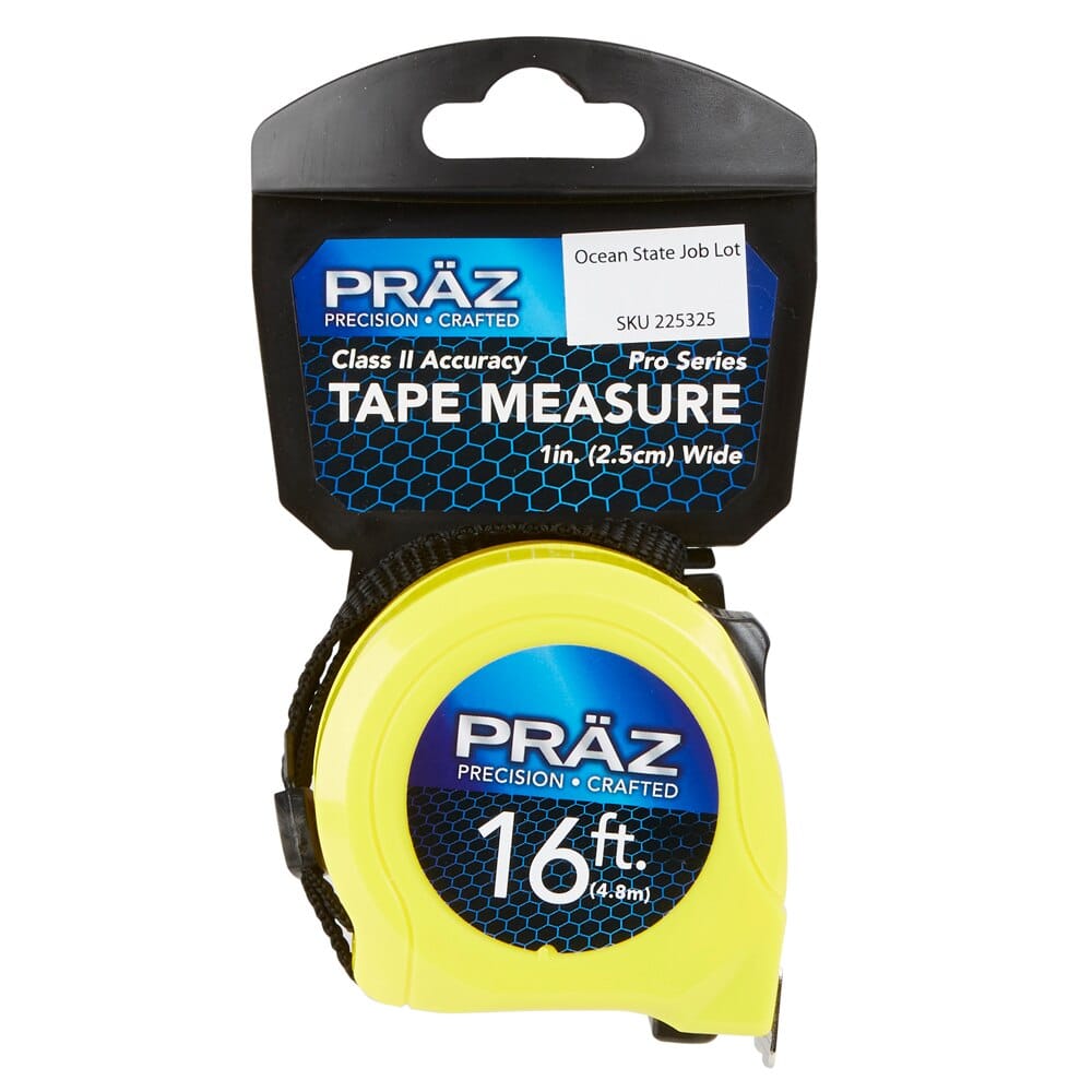 PRAZ Tape Measure, 16'