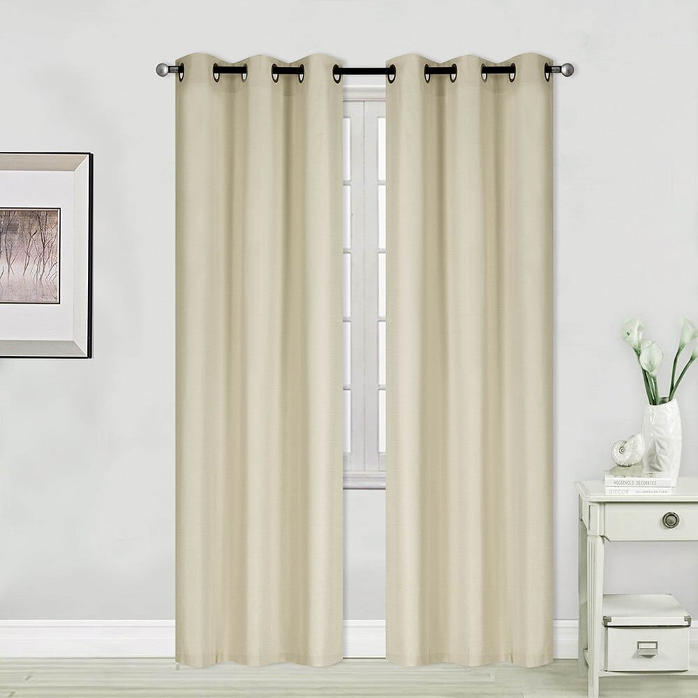 37" x 84" Energy Saving Foam Back Panel Curtains, 2 Count