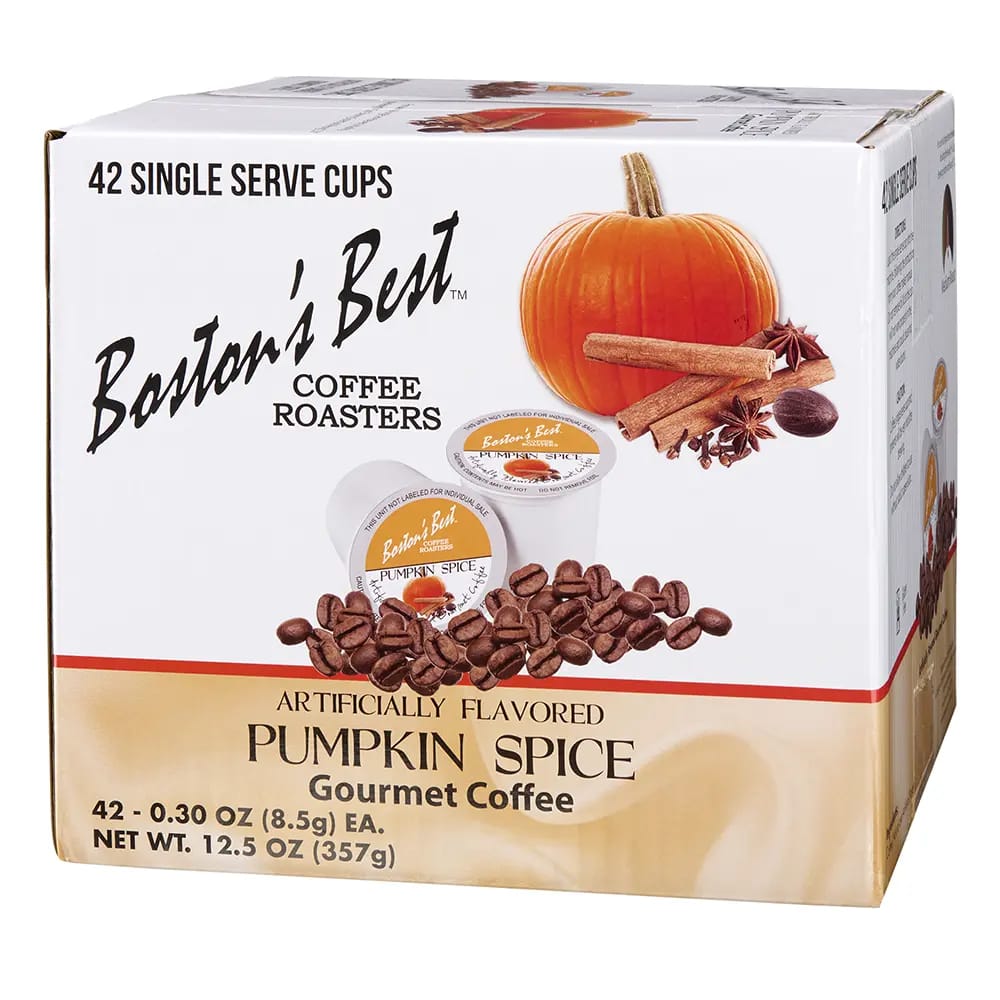 Boston's Best Pumpkin Spice Coffee Roasters, 42 ct