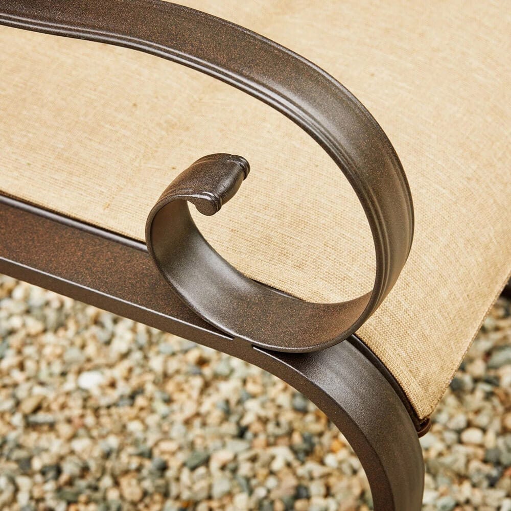 Royal Garden Spring Hills Aluminum 7-Piece Patio Dining Set, Tan