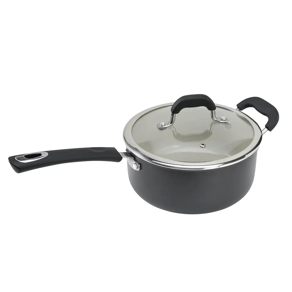 Klok Ceramic Nonstick Sauce Pan, 3.9 Qt