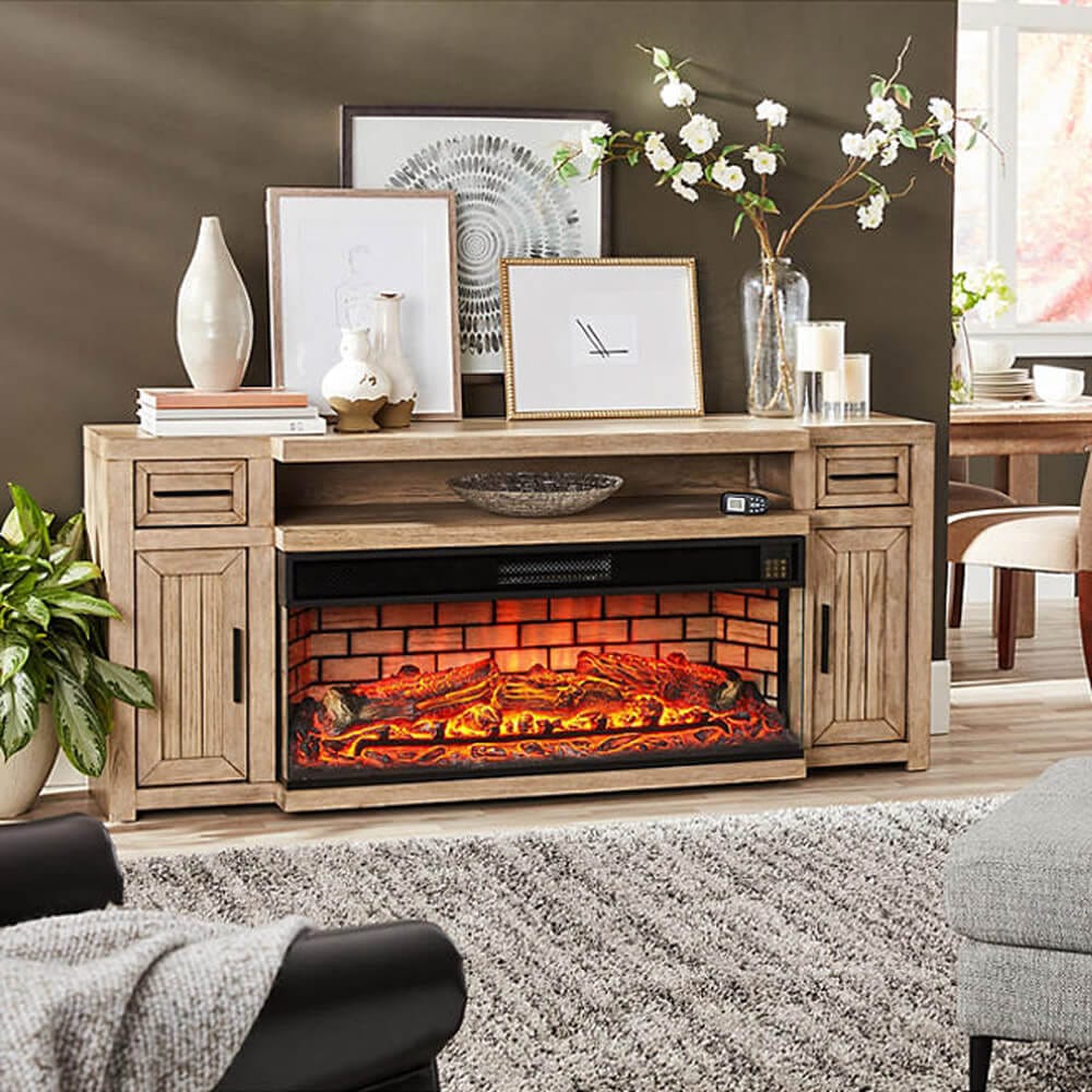 Delmar 75" Fireplace Console