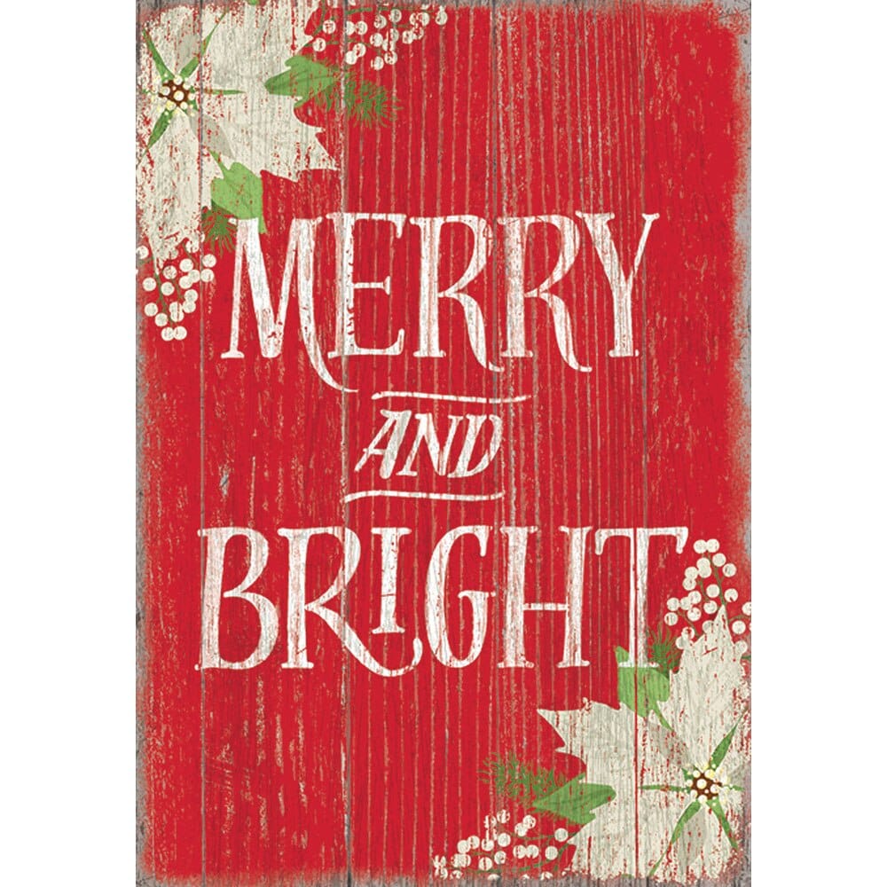 Country Christmas Boxed Cards, 20 Pack