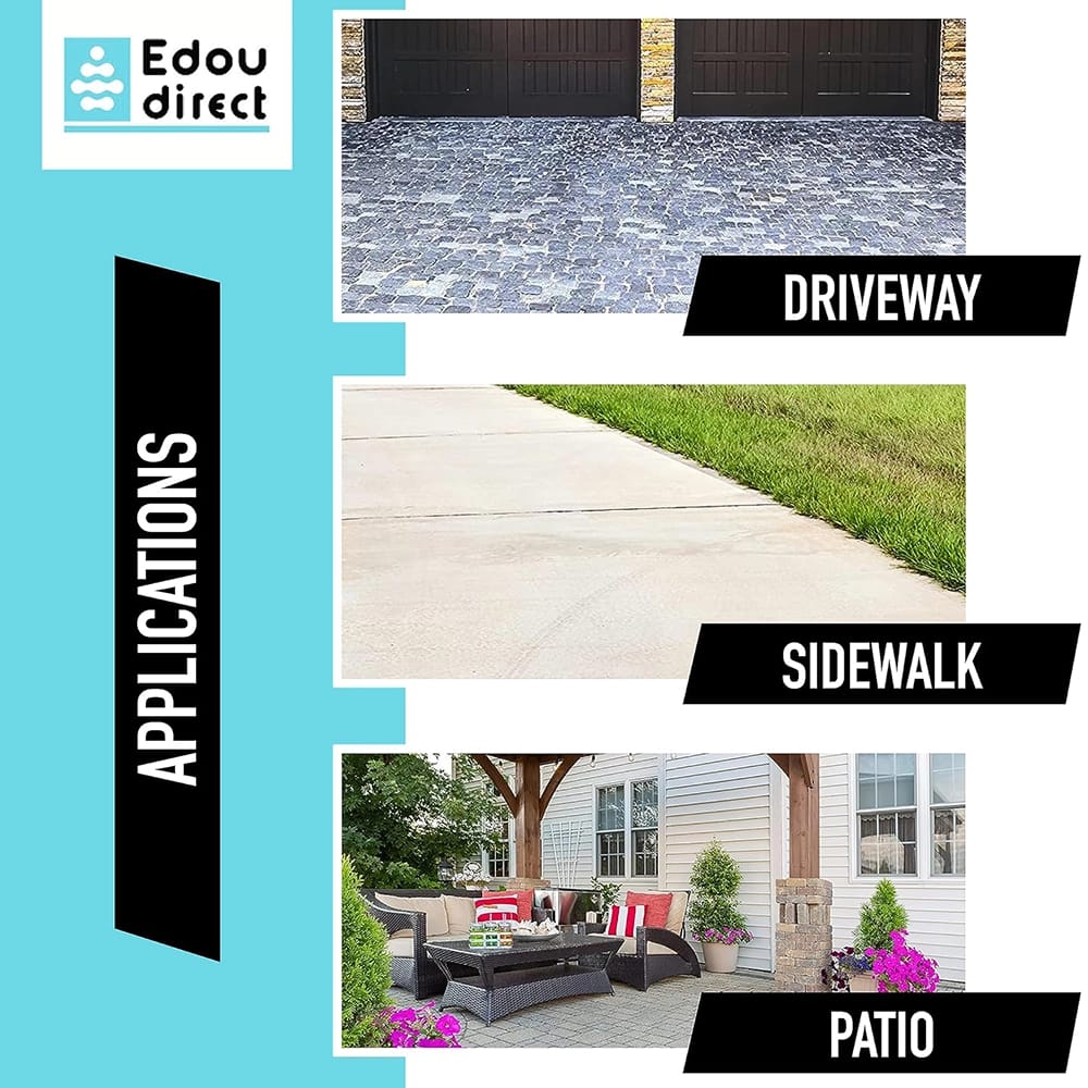 Edou Direct 14" Surface Cleaner, Silver