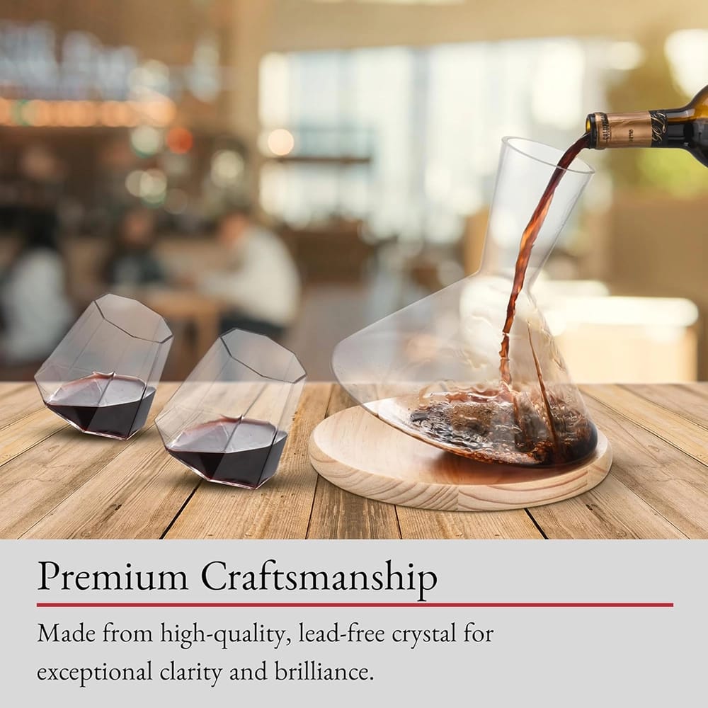 Barvivo Wine Decanter with 2 Glasses