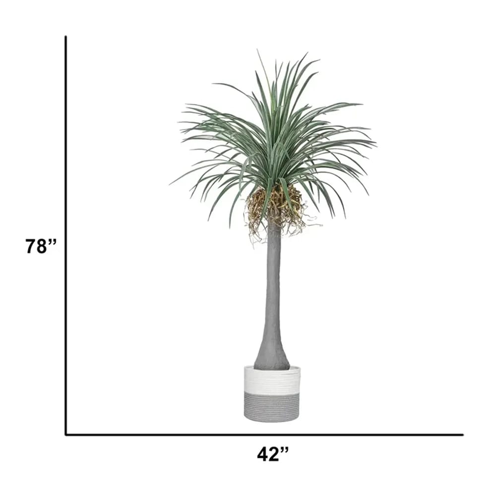 Vintage Home 78" Dracaena Dragon Tree in Rope Basket