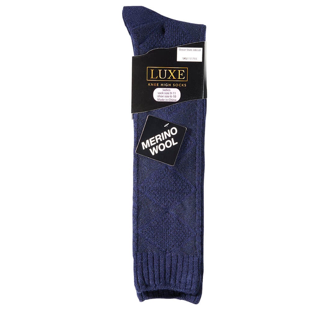 Luxe Women's Merino Wool Knee High Socks