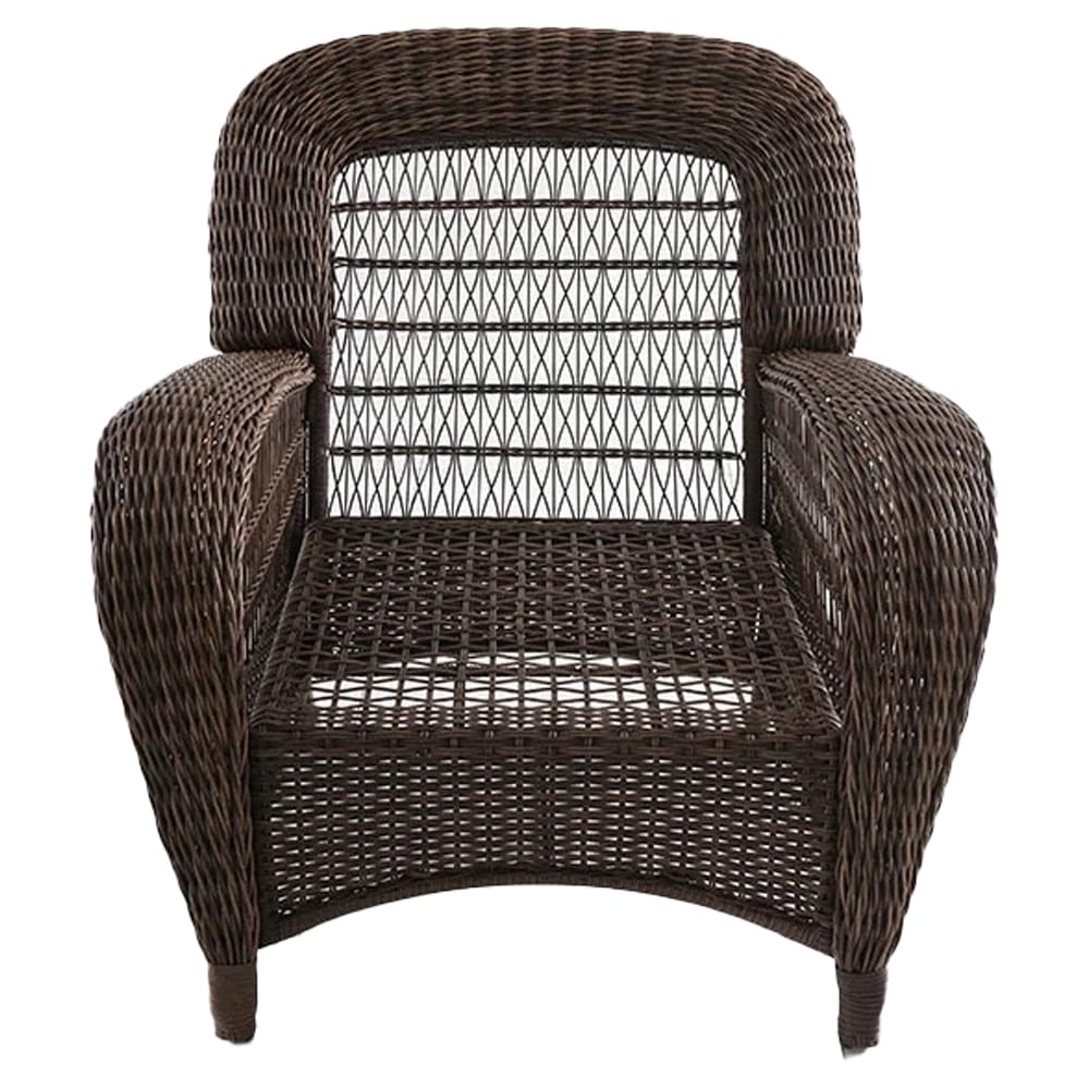 Hampton Bay Beacon Park Outdoor Patio Chair, Brown