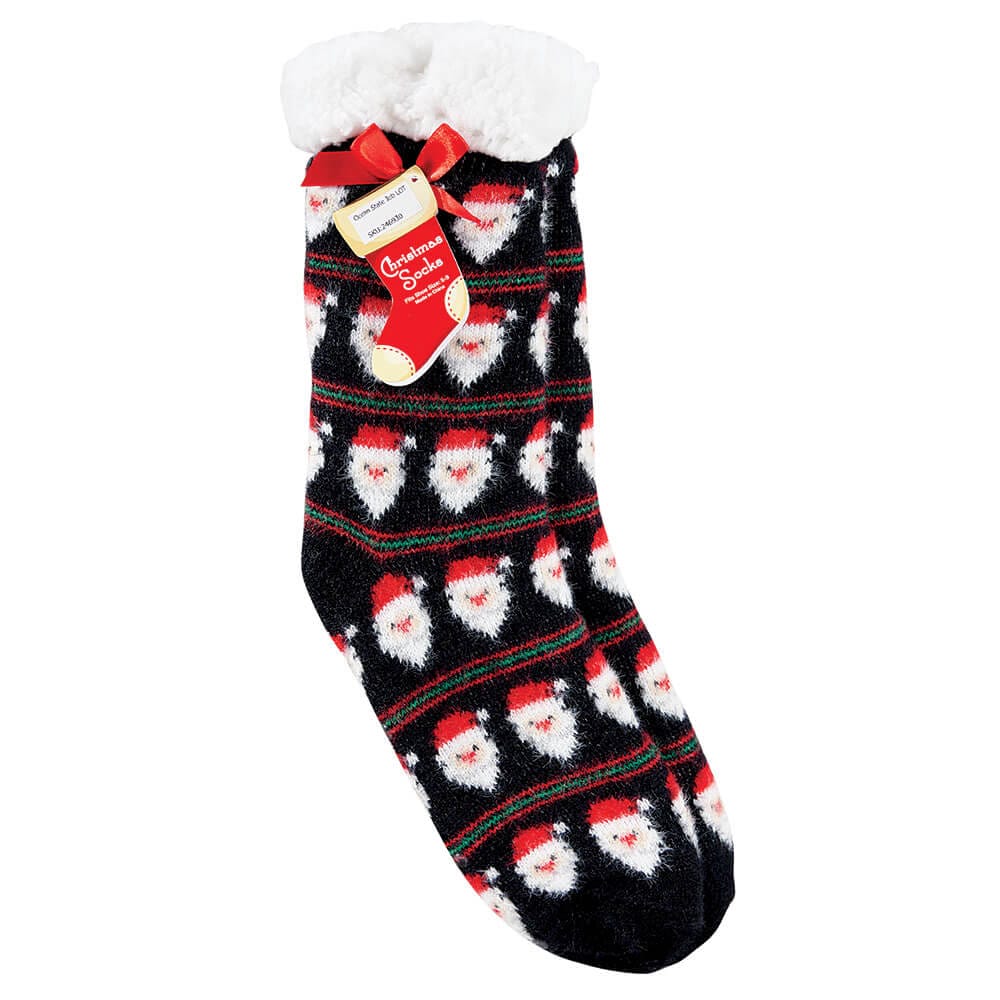 Women's Sherpa Christmas Socks