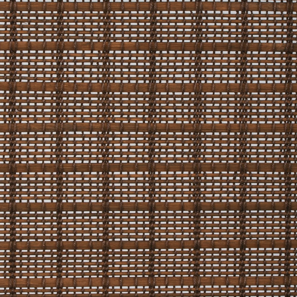 Cordless Bamboo Roman Shade, Coffee, 31" x 64"
