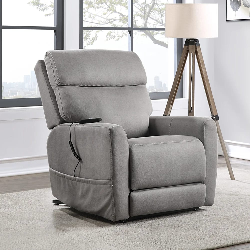 Northridge Home Nadia Heated Lift Chair, Gray