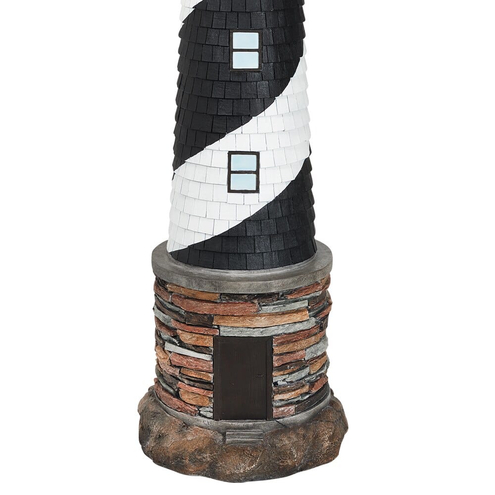 72" Solar Lighthouse with Foghorn Sound