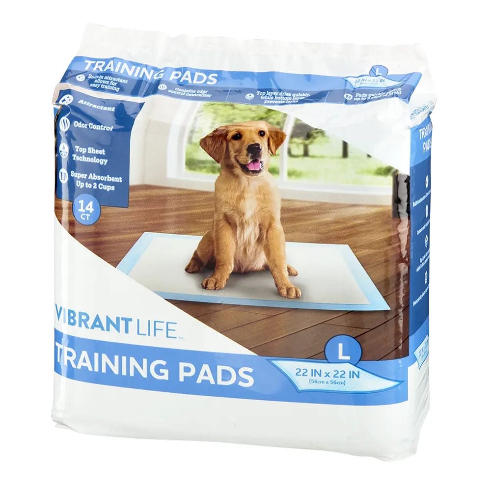 Vibrant Life Puppy Pads, 22" x 22", 14 ct.