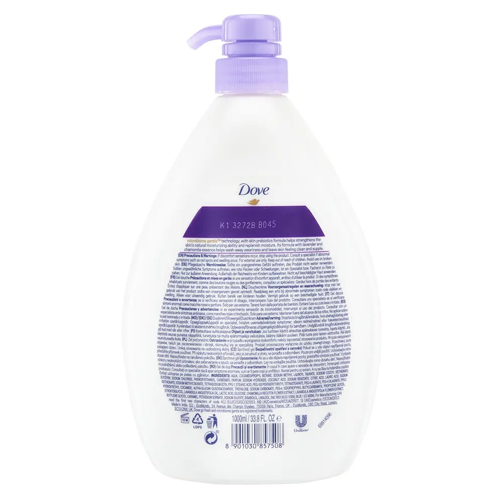 Dove Go Fresh Lavender & Chamomile Body Wash, 33.8 oz