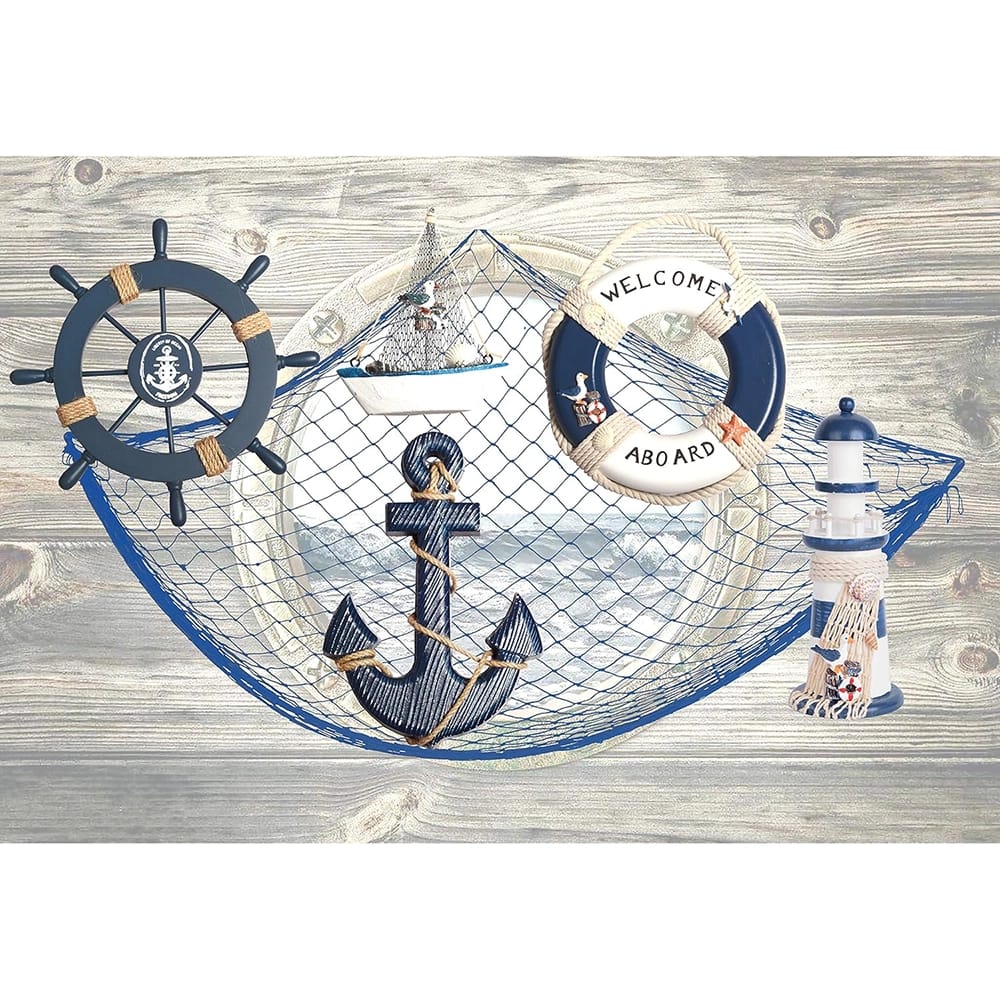 Wooden Nautical Hanging Wall Decor
