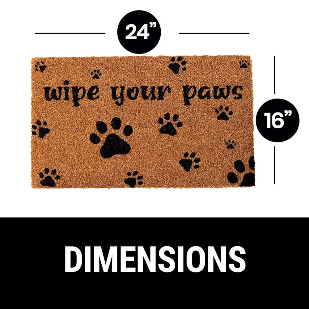 SlipToGrip Printed Non-Slip Doormat, 16" x 24"