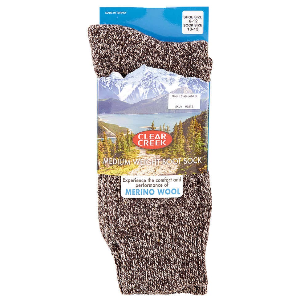 Clear Creek Men's Merino Wool Boot Socks