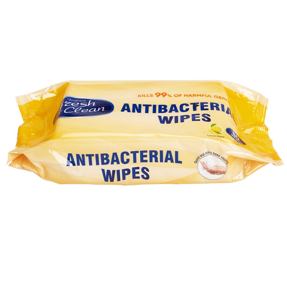 Fresh-n-Clean Antibacterial Hand Wipes, 80 Count