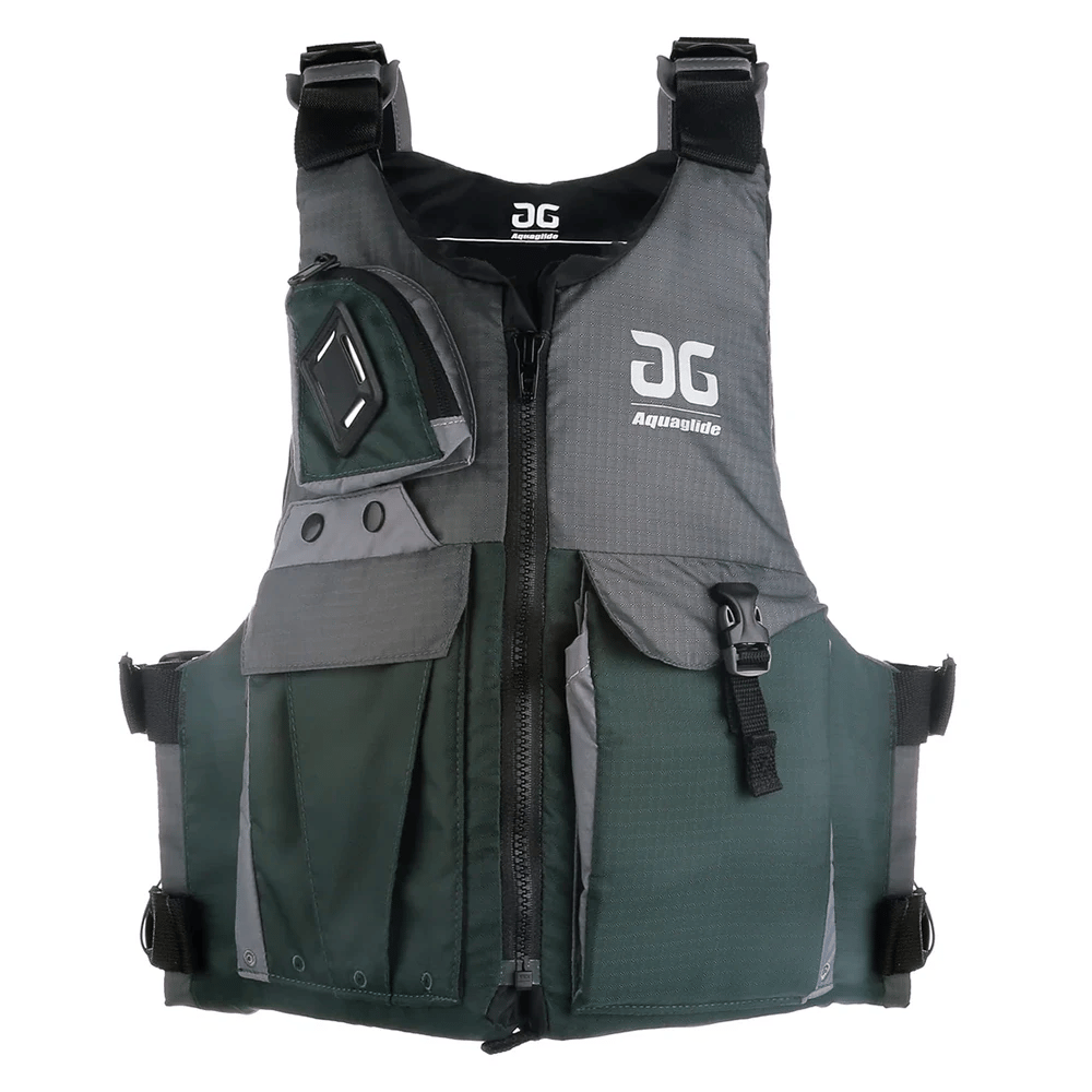 Aquaglide Universal Fishing Life Vest, Green