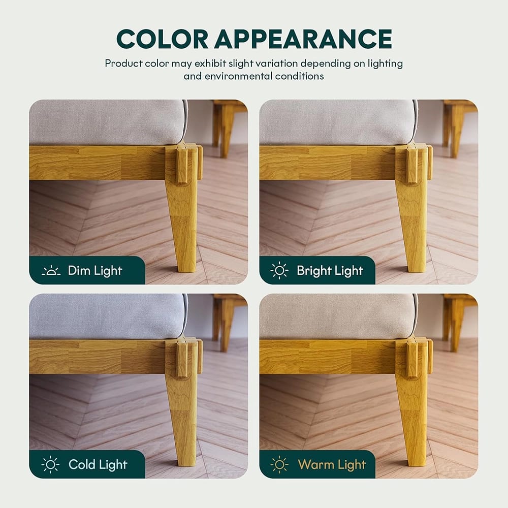 Bme Chalipa Queen Bed Frame, Natural