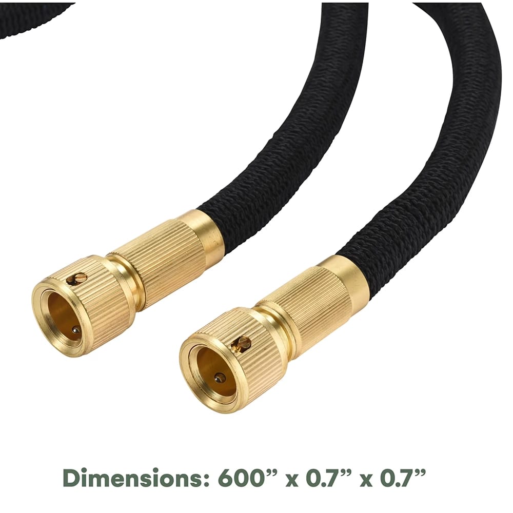 2WAYZ 50' Expandable Garden Hose, Black