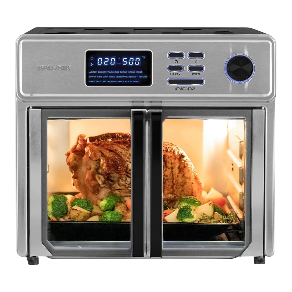 Kalorik 26-Quart Capacity 10-in-1 Stainless Steel Air Fryer Oven, 1700 Watts