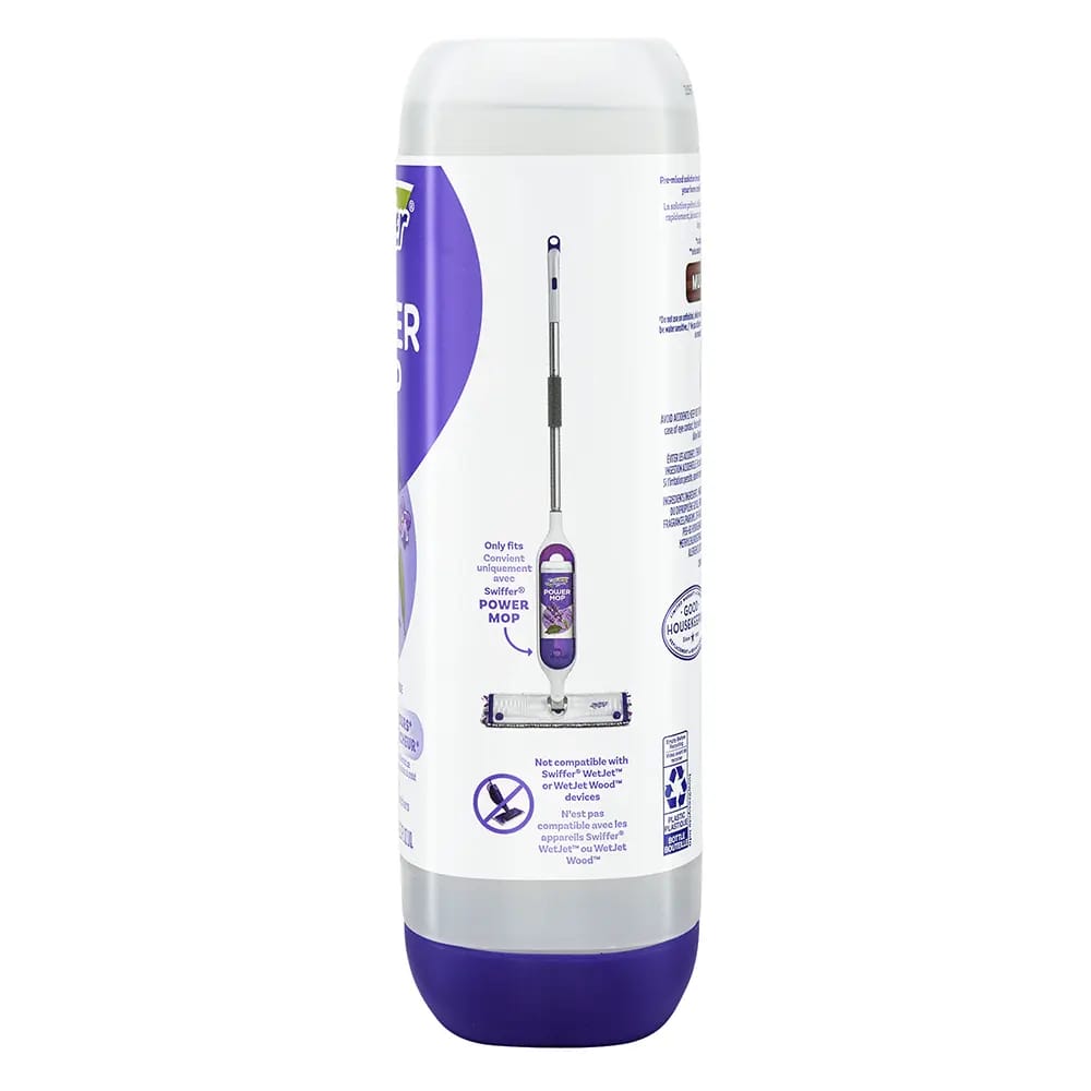 Swiffer Power Mop Lavender Floor Cleaner Refill, 25.3 oz