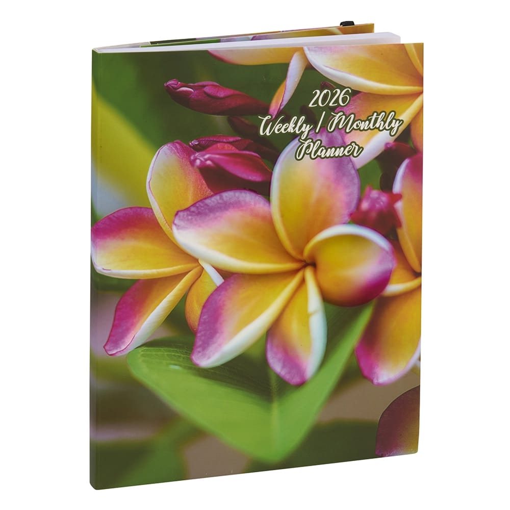 2026 Premiere Hardcover Weekly/Monthly Planner with Elastic Closure, 8"