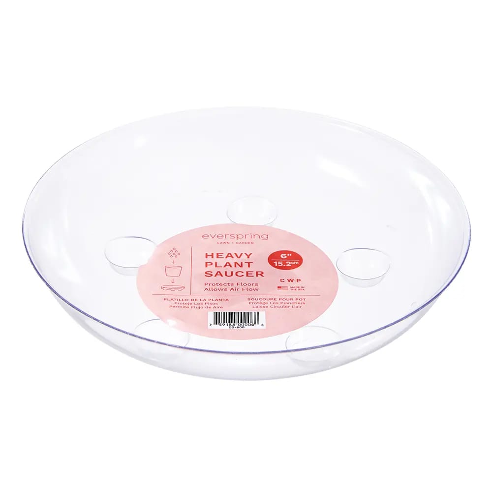 Everspring Heavy Plant Saucer, 6"