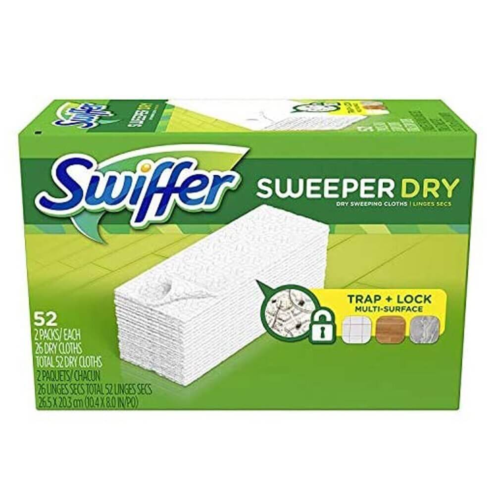 Swiffer Sweeper Dry Sweeping Cloth Refills, 52-count