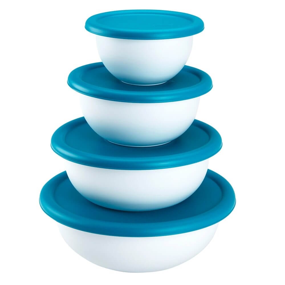 Sterilite Covered Bowl Set, 8 Piece