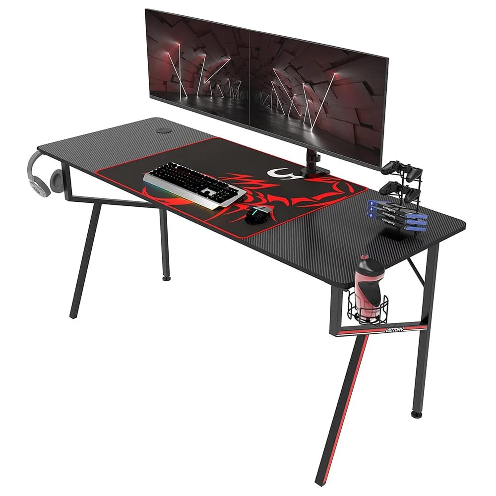 Eureka Ergonomic K63 Gaming Desk, Black