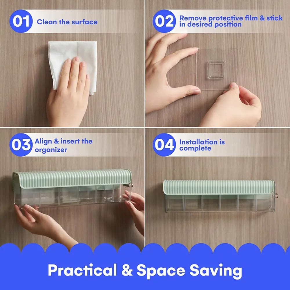 Noa Store Underwear Storage Wall Box, Set of 3